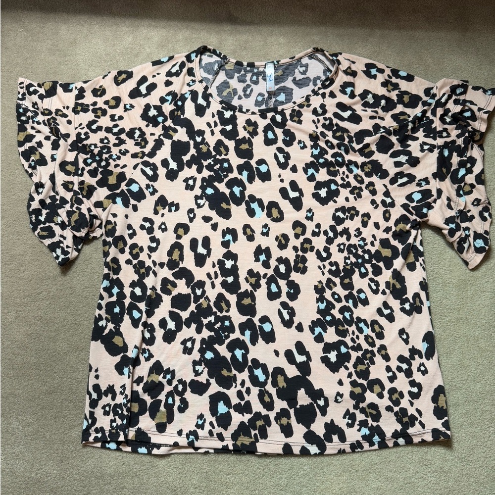 Stylish Leopard Print Blouse